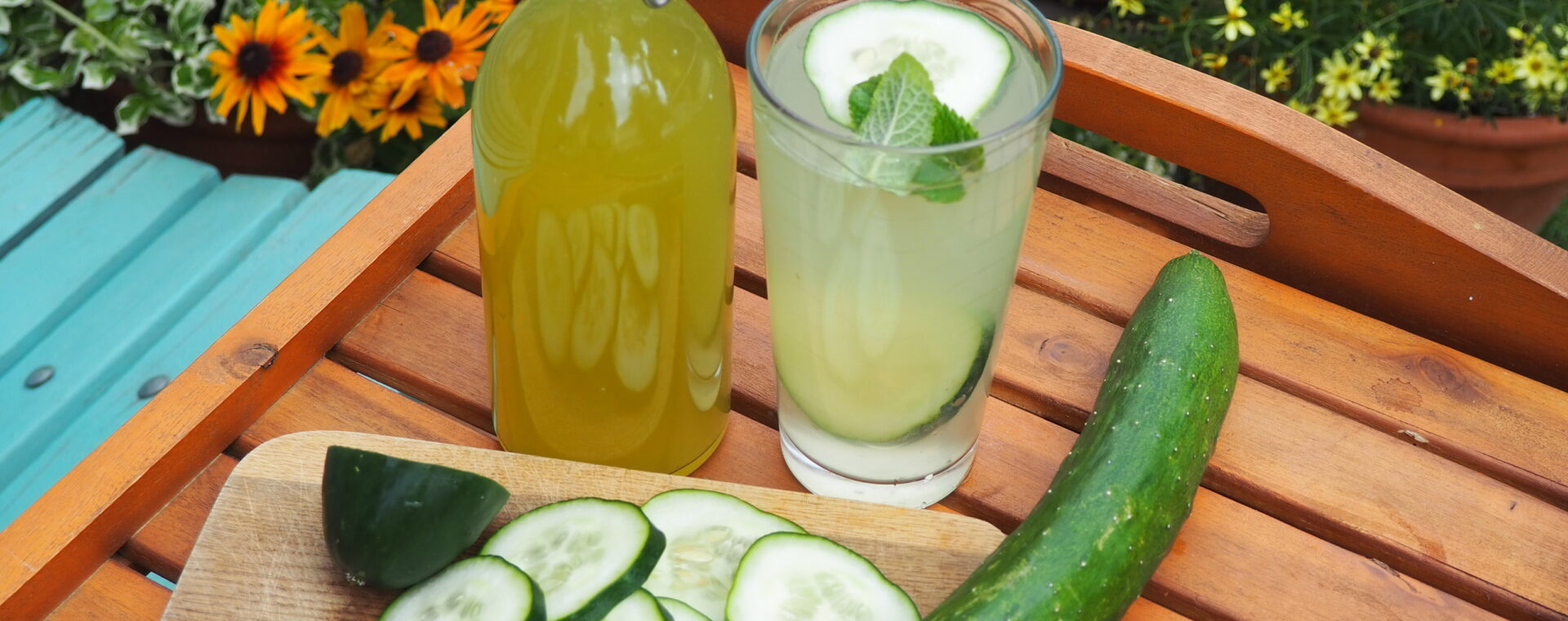 okurkový sirup recept